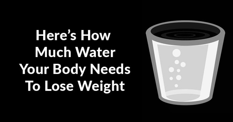 Here’s How Much Water Your Body Needs to Lose Weight - Featured image
