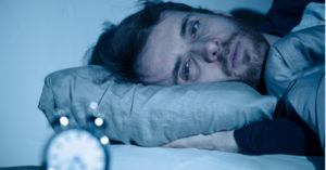 staying up late
