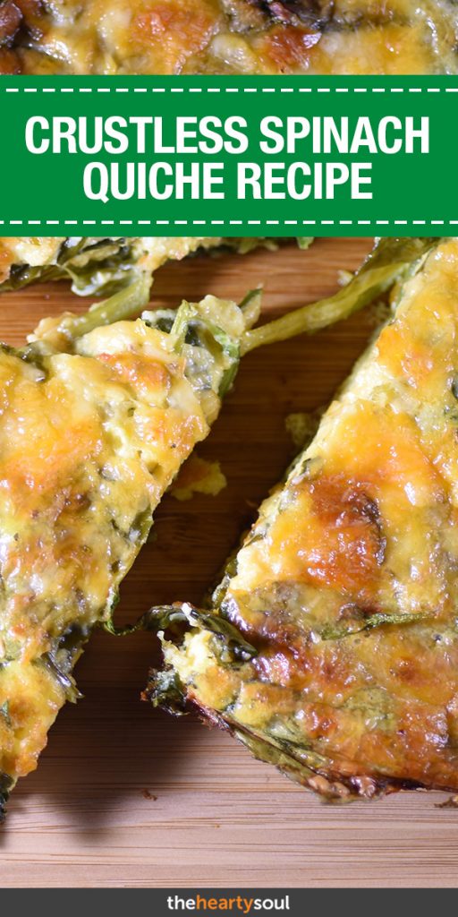 Crustless Spinach Quiche Recipe The Hearty Soul