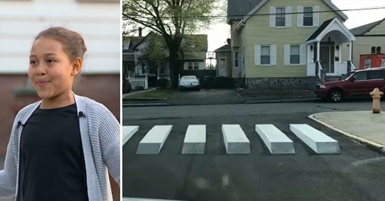 Massachusetts Girl’s Idea To Use 3D Crosswalk May Help Save Lives - Featured image
