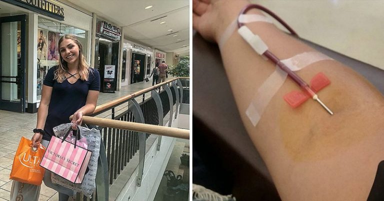 Woman Sells Her Blood Plasma Twice a Week to Fund Her Shopping Habit - Featured image
