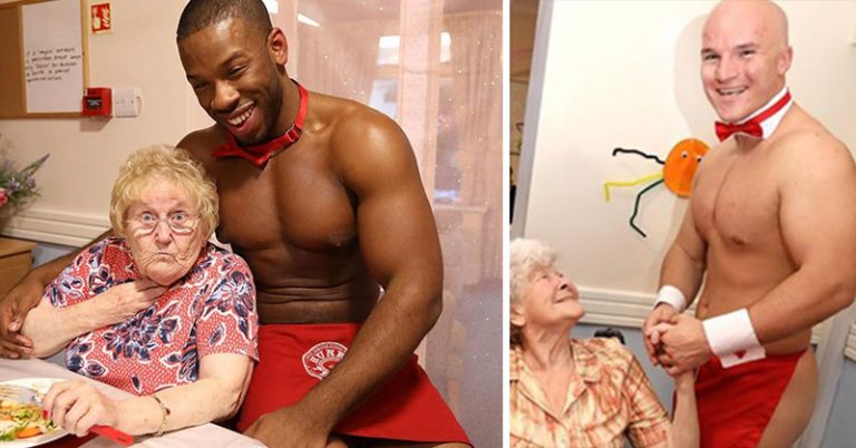 Served By Beefcakes: Management Hires Buffy Naked Butlers To Serve The Elderly People Dinner At A Care Home - Featured image