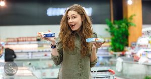10 Reasons Why a Hot-Mess Mom Is the Best Friend Everyone Needs woman in grocery story