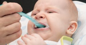 95 Percent of Baby Foods Tested in the United States Revealed Toxic Metals baby having baby food
