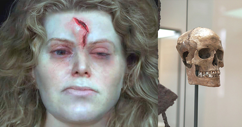reconstruct face of 3000 year old viking woman