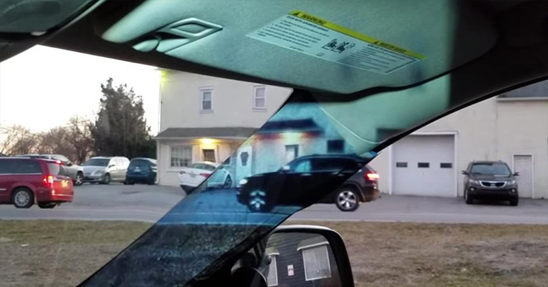 invention to allow drivers to see in their blindspots using projectors