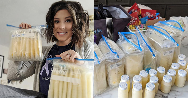 mom donates breast milk after baby passes away