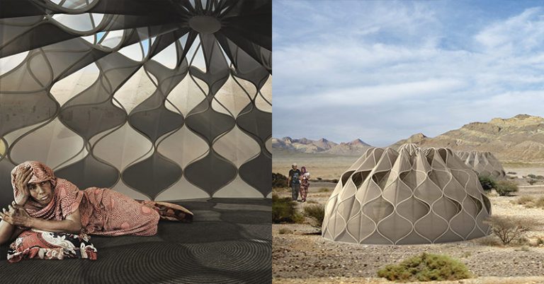 These Amazing Tents Get Solar Power, Can Harvest water and Fold up - Featured image