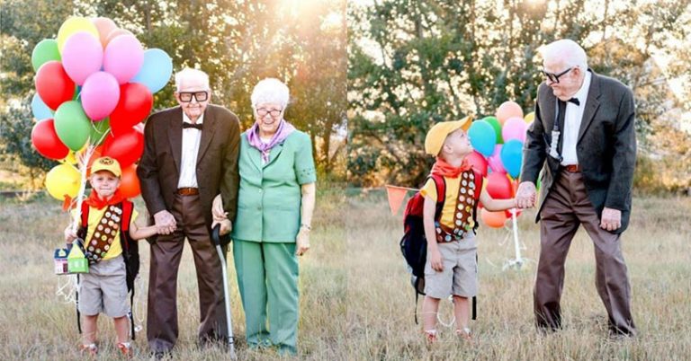 5-year-old boy’s “Up” photoshoot with 90-year-old great-grandparents goes viral - Featured image