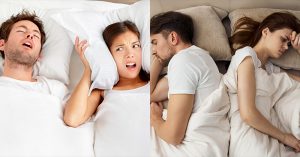 Sleeping Next To Someone Who Snores Could Be Damaging Your Health sleeping next to someone who snores