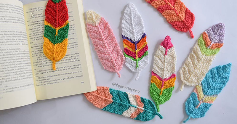 feather crochet patterns