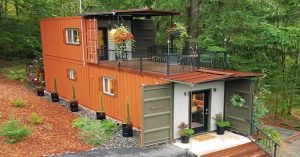 Couple Build Amazing Shipping Container Home For Debt-Free Living container home