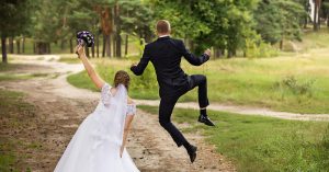 happy married couple