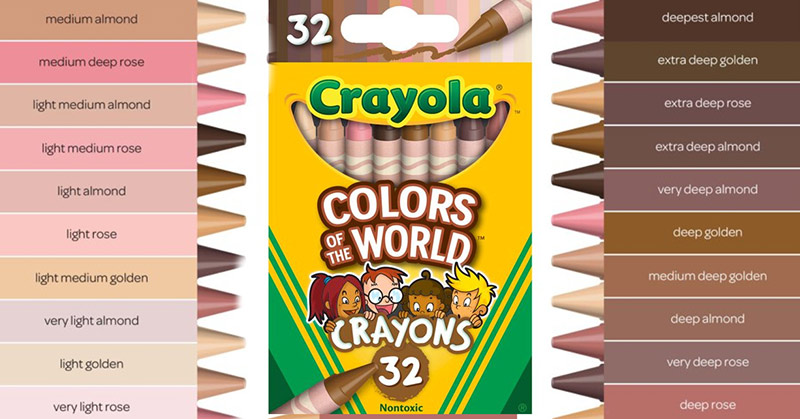 skin tone crayons