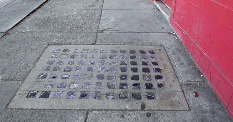 What Are Those Grids of Glass in the Sidewalk — And Why Are They Purple - Featured image