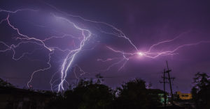 Scientists Are Hunting For A Mirror Universe And Attempting To Open Portals Into It purple lightning