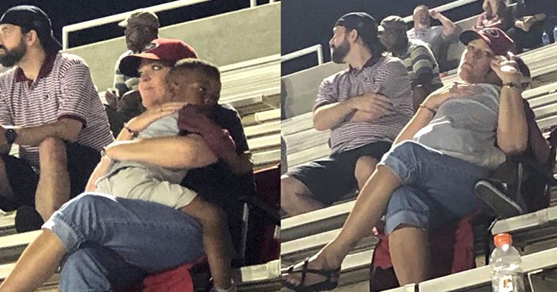 Aunt Shares Post About the Moment Her Nephew Crawled Into A Stranger’s Arms - Featured image