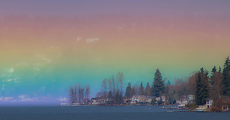 Photographer Snaps Once-in-a-Lifetime Shot of a Rainbow Sky - Featured image