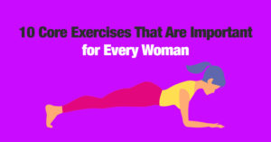 core exercises for women