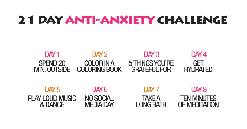 21 Day Anti Anxiety Challenge - Featured image