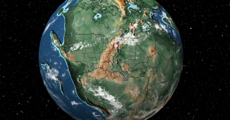 This Virtual Globe Can Show You How the Earth Looked Millions of Years Ago - Featured image
