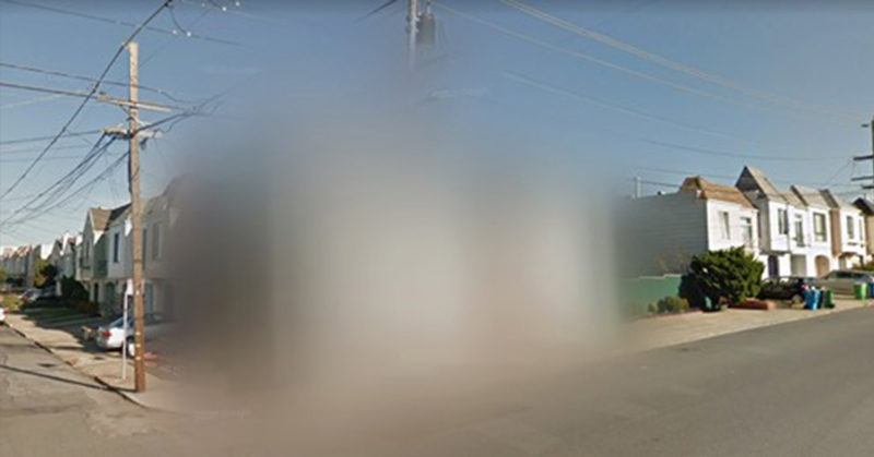 blur house google maps
