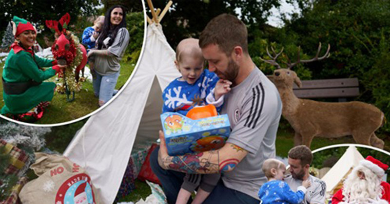 Boy, 3, with terminal brain cancer enjoys ‘best Xmas ever’ three months early - Featured image
