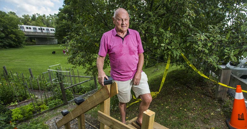 Man builds park stairs for $550, irking city after $65,000 estimate - Featured image