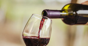 glass of wine