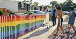 One Million Moms Now Threatening To Boycott Oreo Over Ad Daring To Show Queer Kids With 'Proud Parents' rainbow fence