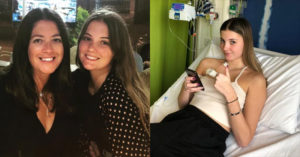 Girls upset tummy turned out to be bowel cancer - she's one of the youngest ever victims' girls upset stomach turned out to be bowel cancer