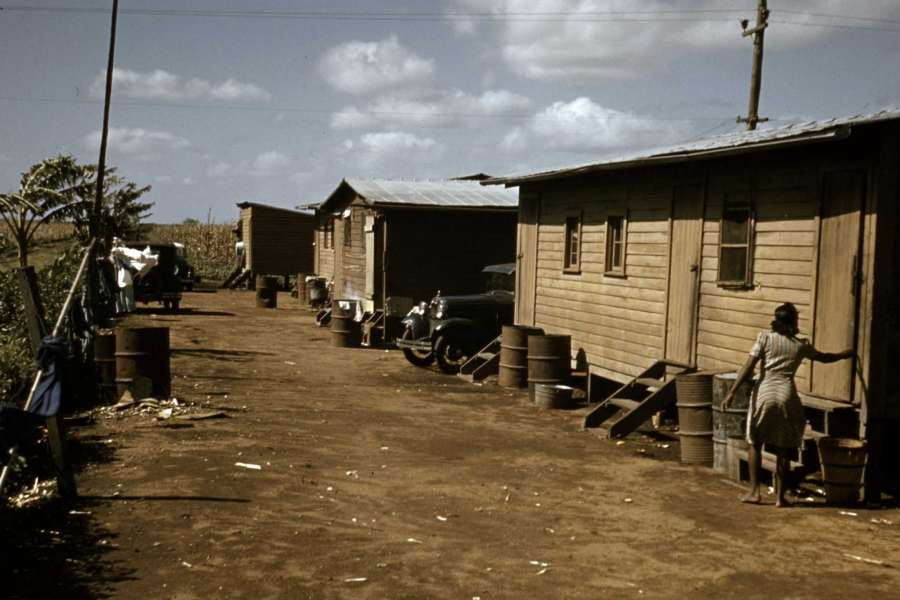 Houses in Belle Glade, Florida, were condemned by the Board of Health, but black migratory workers lived in them