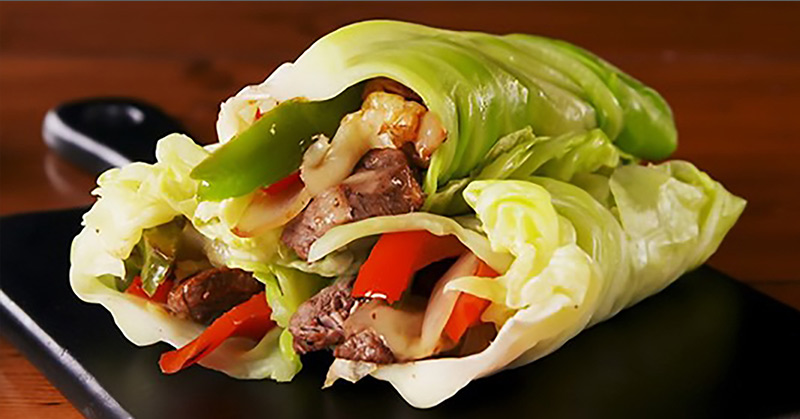 Philly Cheesesteak Cabbage Wraps: All the Good Stuff, None of the Carbs - Featured image