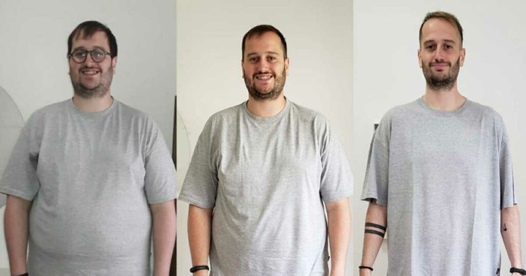 A Man Managed to Lose 126 Pounds in a Year and Told Us How He Did It (No Strict Diets Required) - Featured image