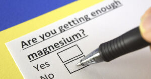Magnesium deficiency questionnaire