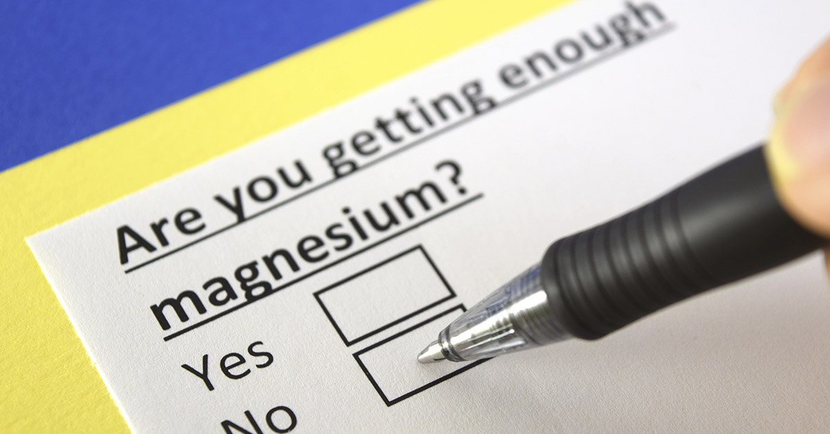 Magnesium deficiency questionnaire