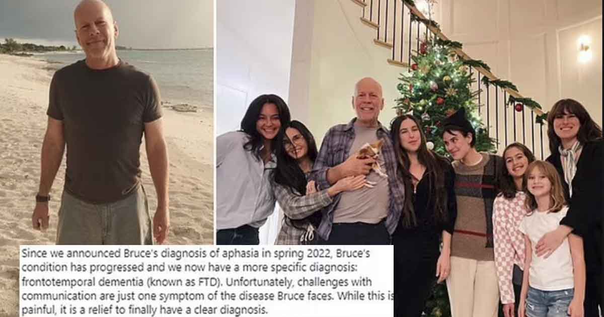 Bruce Willis diagnosed with frontotemporal dementia