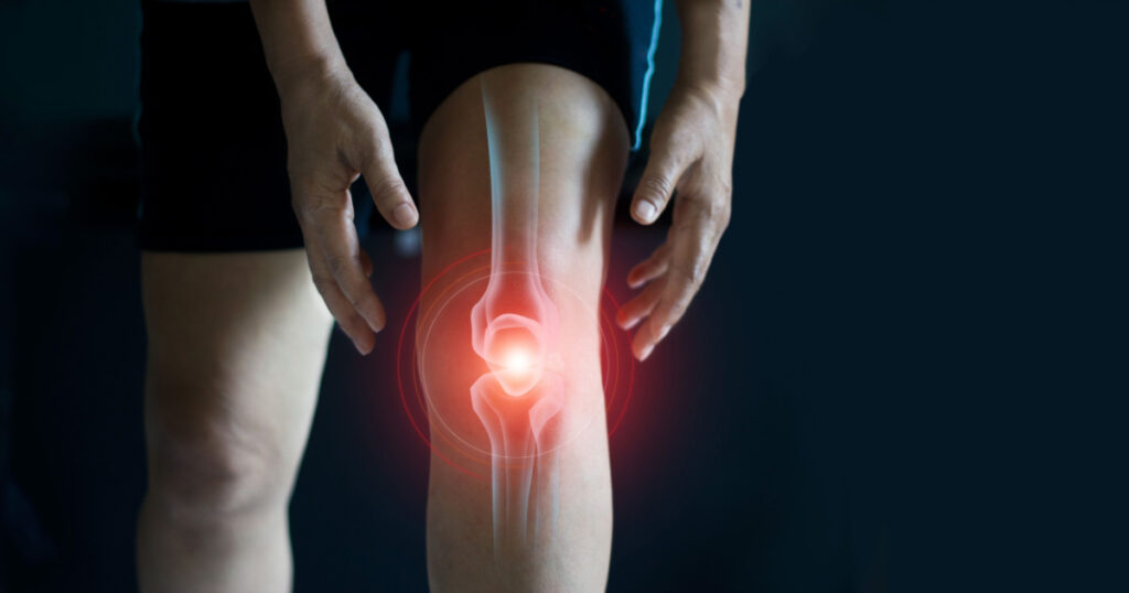  suffering from pain in knee. Tendon problems and Joint inflammation