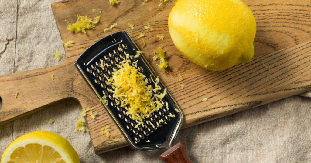 Yellow Organic Lemon Zest