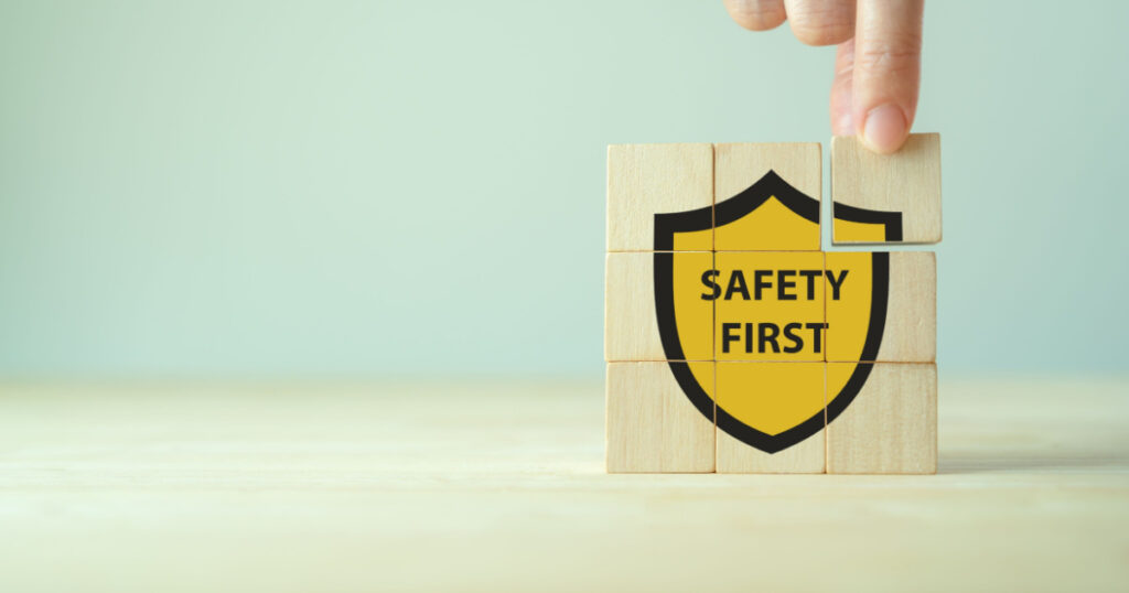 Safety first symbol