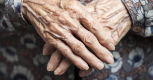 elderly hands