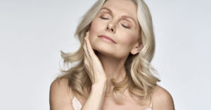 8 Home Remedies for Itchy Skin woman touching face. Skin care concept