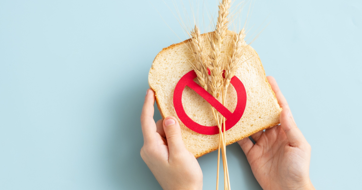 don't eat white bread concept without wheat