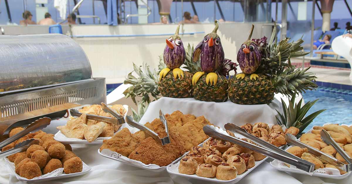 Food on a cruise ship