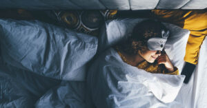 woman sleeping