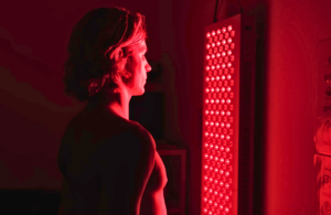 The Top 10 Health Benefits Of Red Light Therapy (and why you really are missing out) man using red light therapy