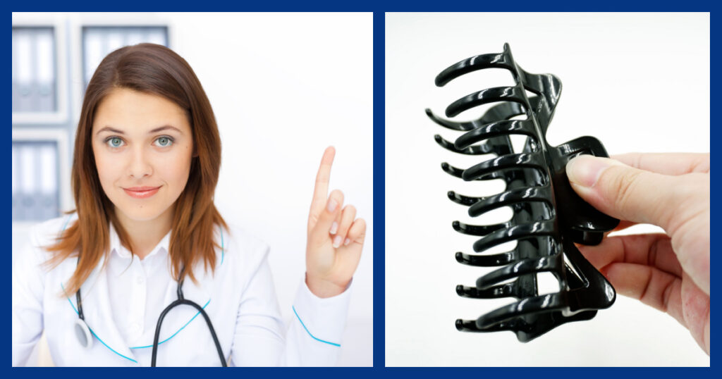 Doctors Issues Warning Over Wearing Claw Clips - Featured image