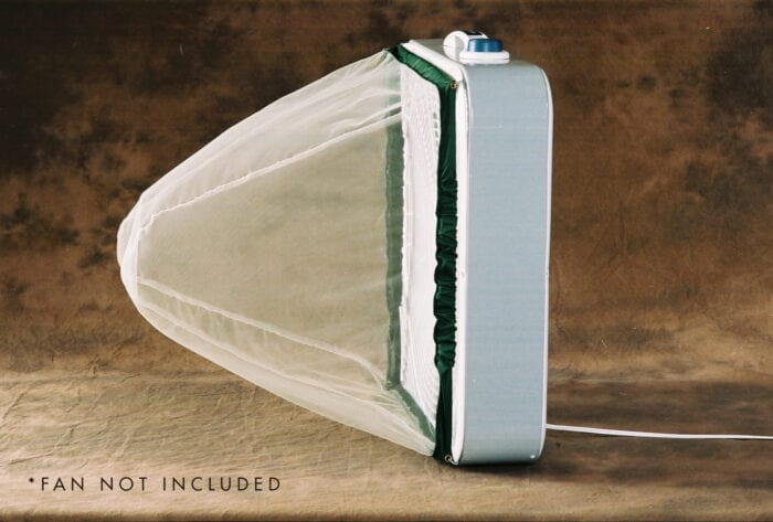 A Skeeterbag is a box fan mosquito trap that’s a safe and easy way to naturally kill mosquitoes for organic mosquito control
