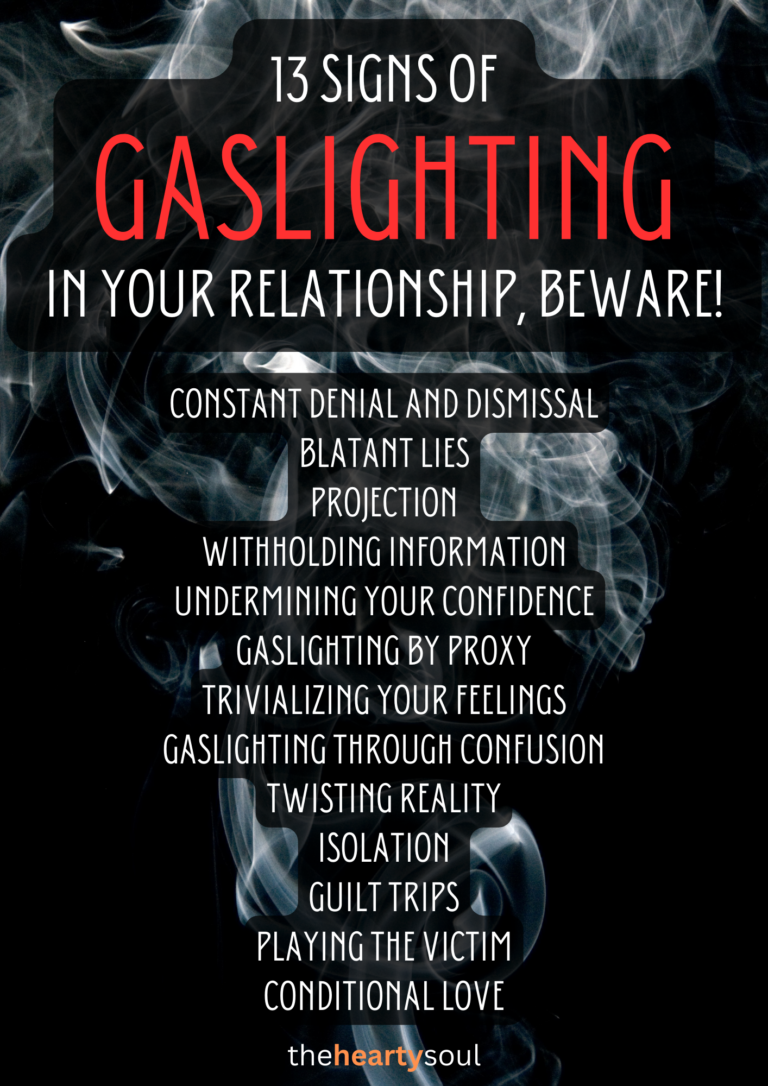 13 Signs Of Gaslighting In Your Relationship Beware The Hearty Soul 3631
