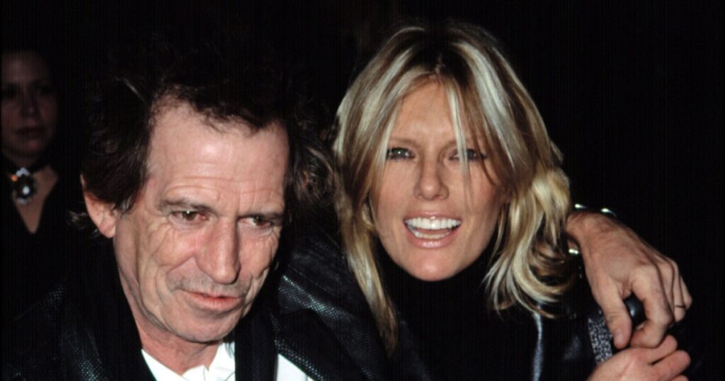 Keith Richards and Patti Hansen at premiere of GOSFORD PARK, NY 12/3/2001